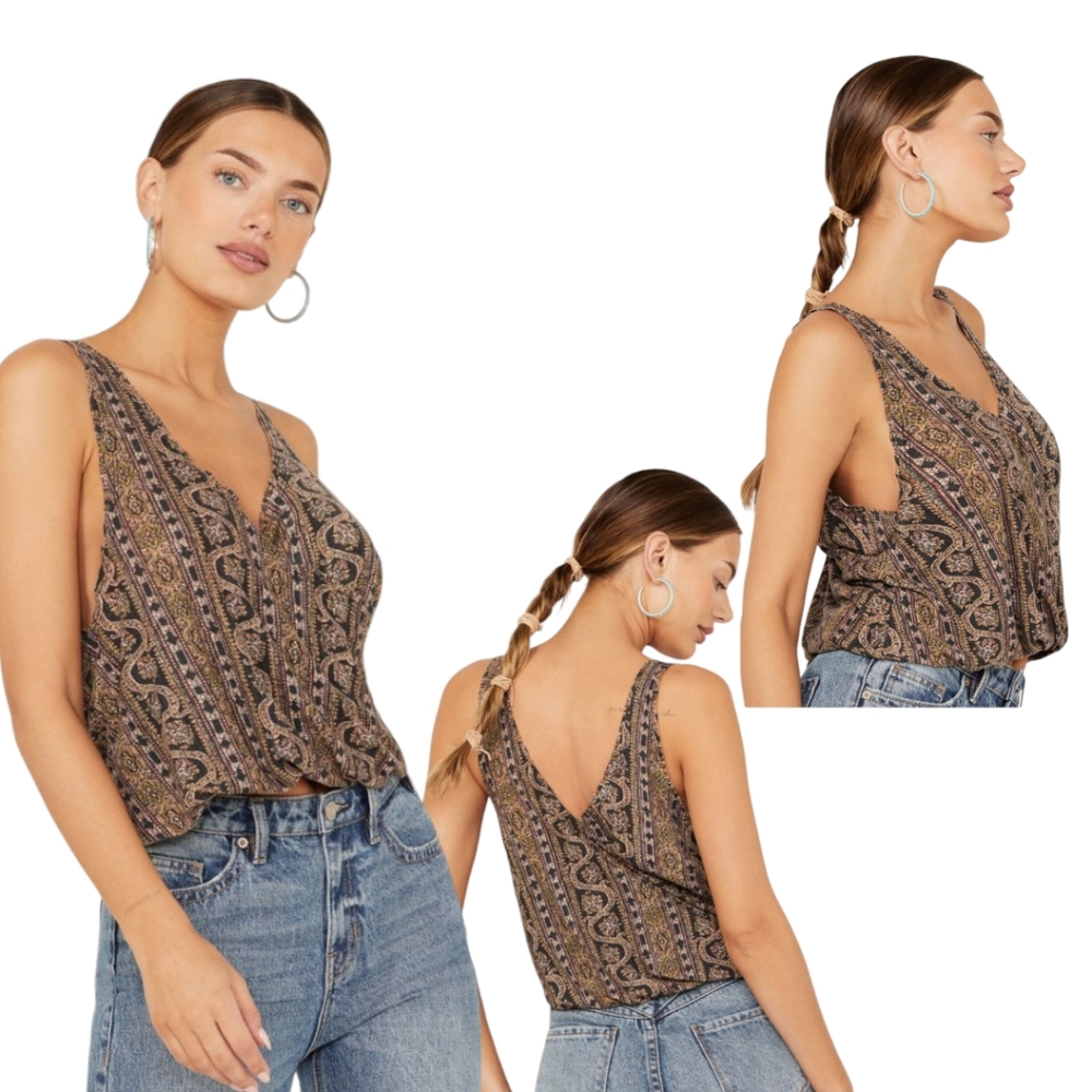 Free People We the Free Your Twisted Tank Nordstrom Pallet Pull Size S  MSRP $69